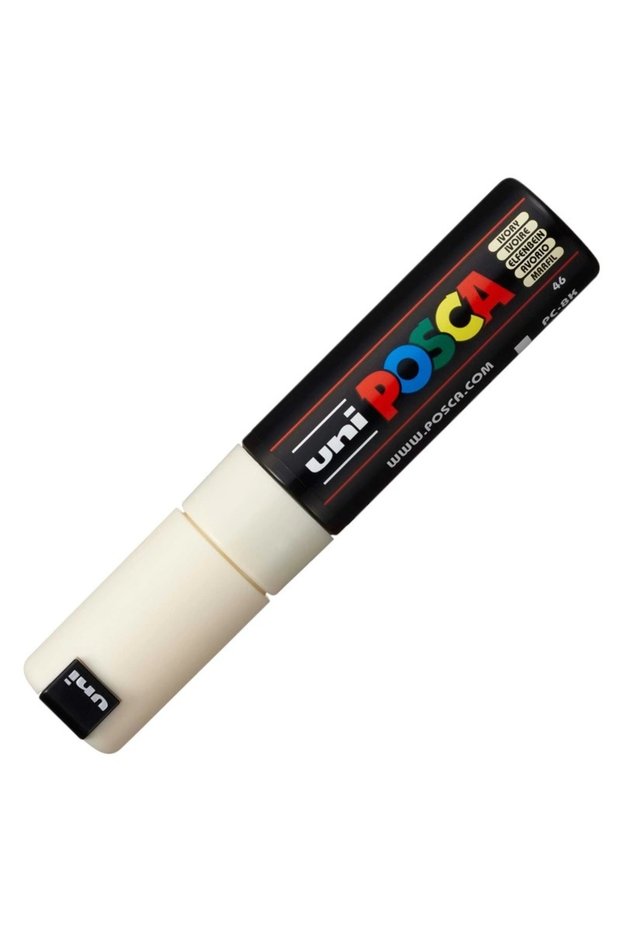 Uniball Posca (8.0) Water-Based Poster Marker Ivory