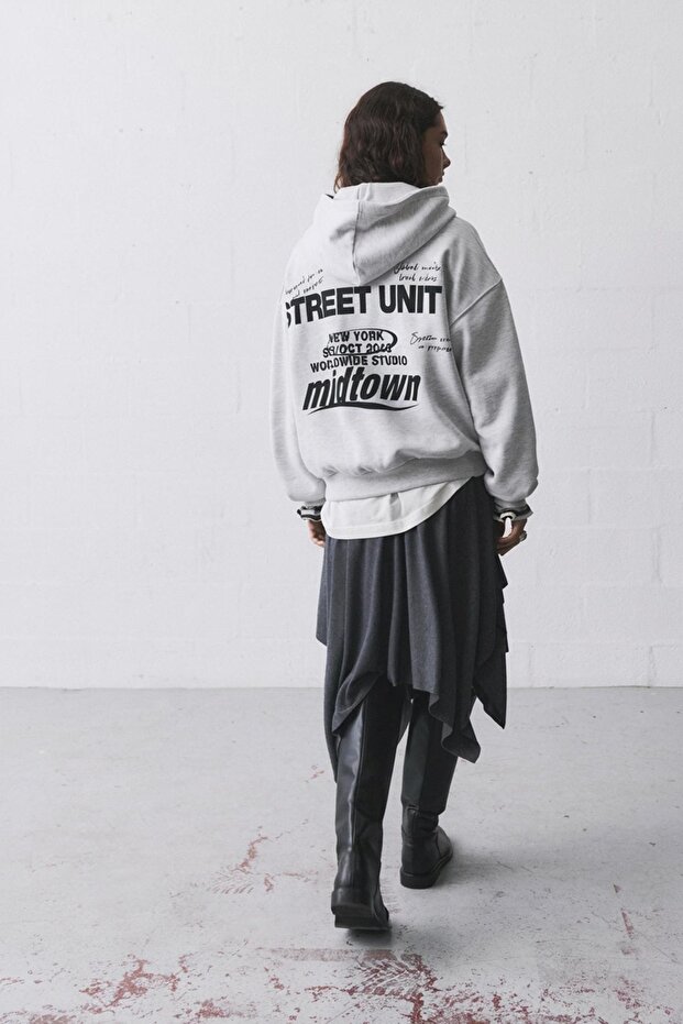 Street Unit Kapüşonlu Sweatshirt - 2