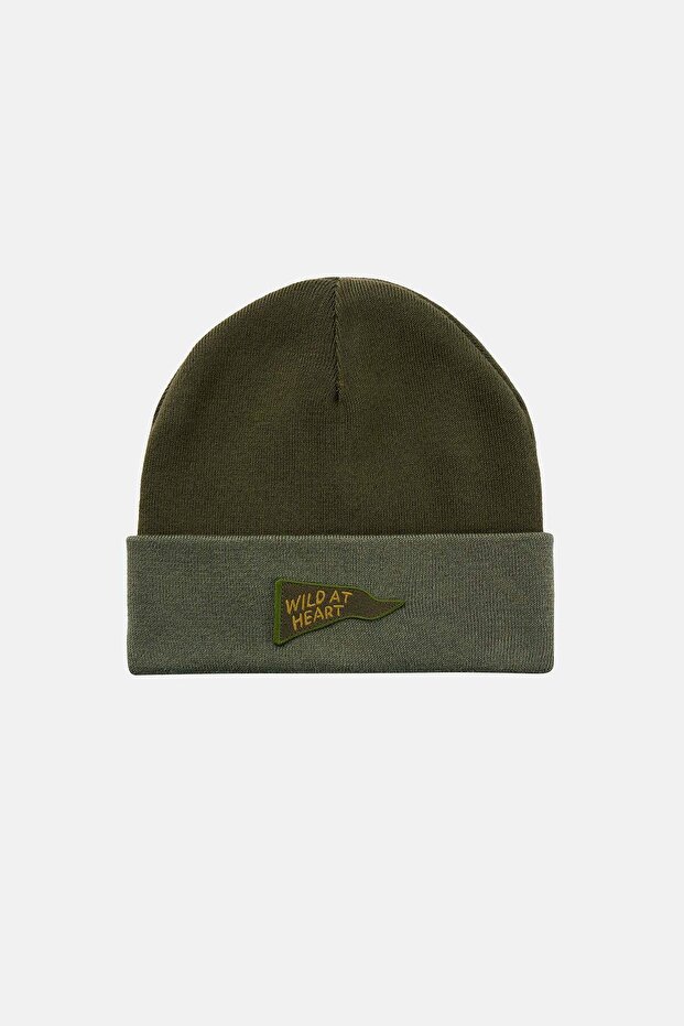 Wild at Heart Knitwear Knit Beanie - Khaki