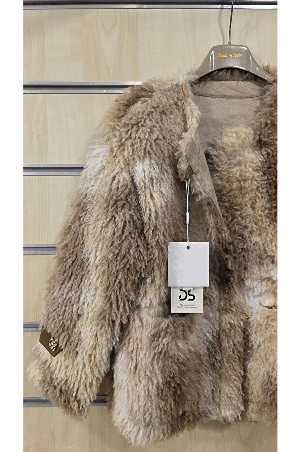 Batik Desen Kürk Mont - 2