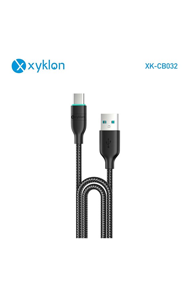 كابل مزامنة وشحن من Xyklon USB-A إلى USB-C (طراز: XK-CB032)
