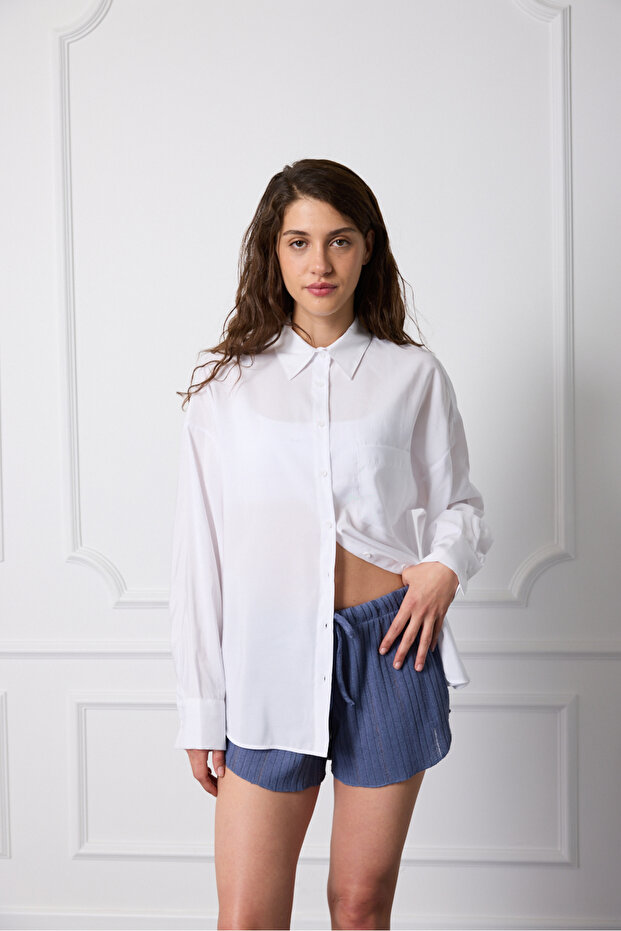 Oversize Gömlek - 2