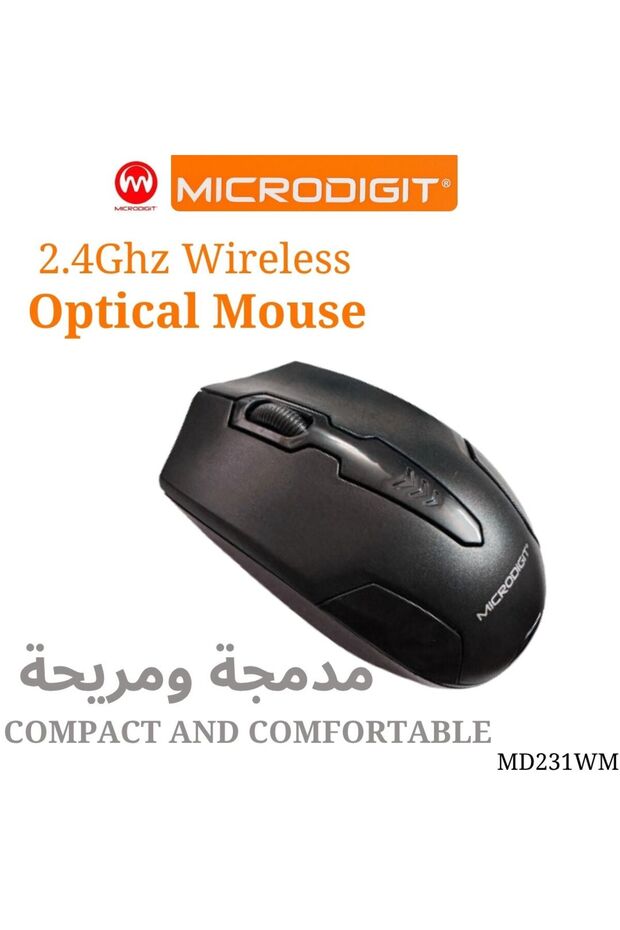 ماوس بصري لاسلكي 2.4 جيجاهرتز (MD231WM)