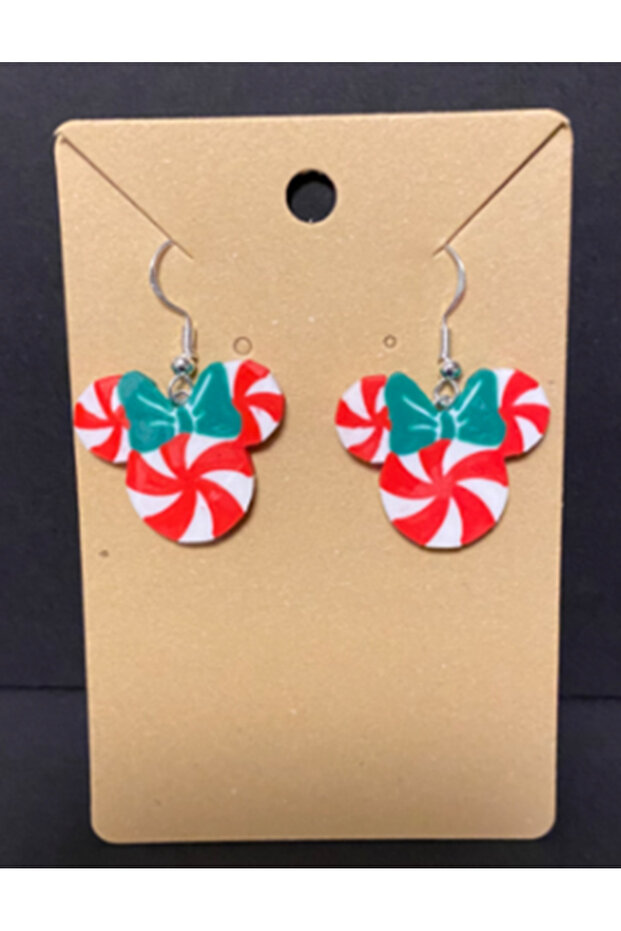 Minnie Christmas Earrings