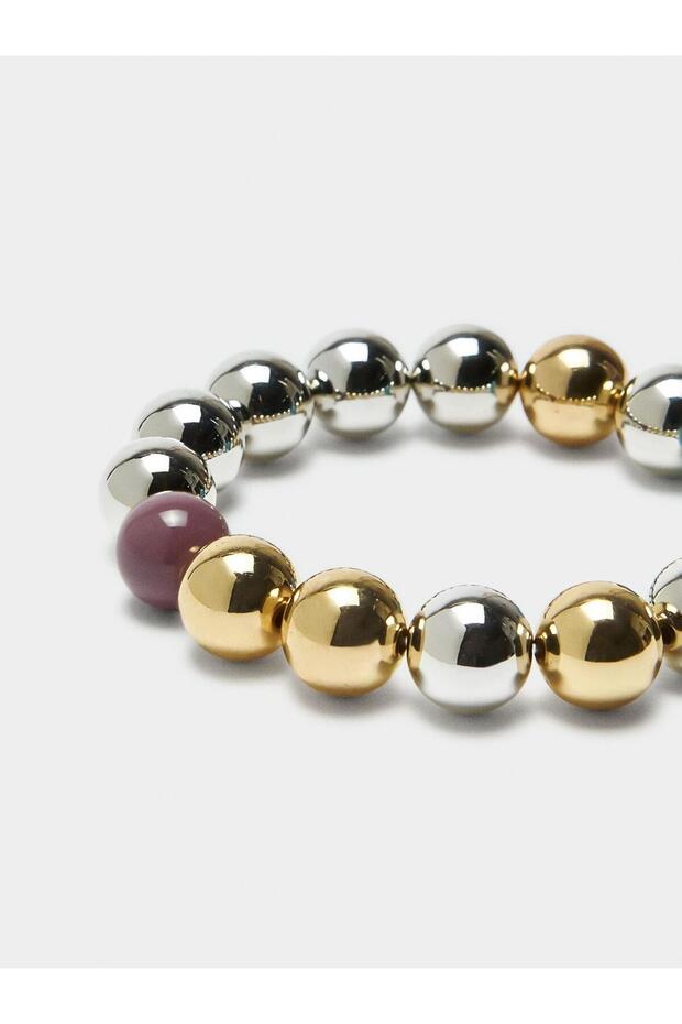 Boncuklu Elastik Bileklik - 2