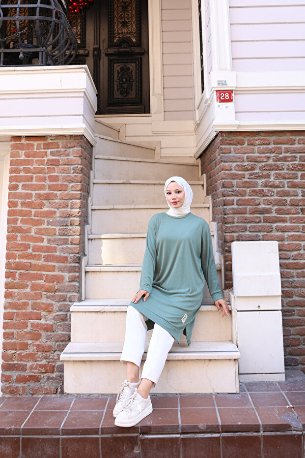 Günlük Basic Sweat Tunik - 4