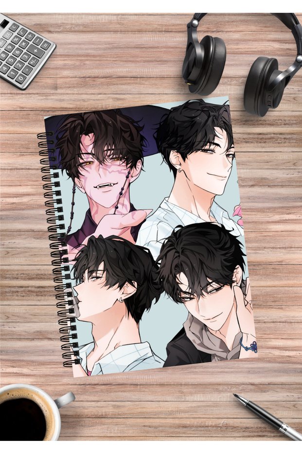 K Pop Demon Hunters Rumi Mira Zoey Jinu Anime Spiral Notebook A5 (50 sheets)