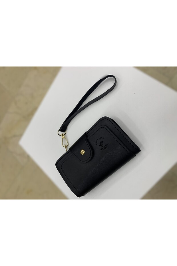 Women's Portfolio Wallet with Wrist Strap 10X15Cm