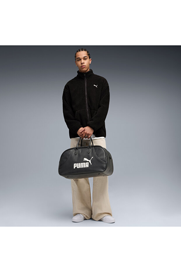 Essentials Elevated Sherpa Full-Zip Men's Black Jacket - 3