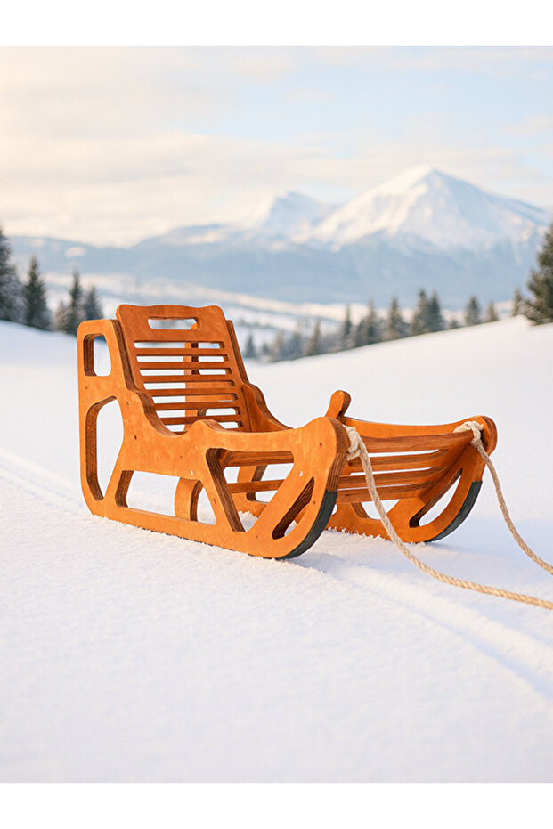 Ahşap Kar Kızağı - 2