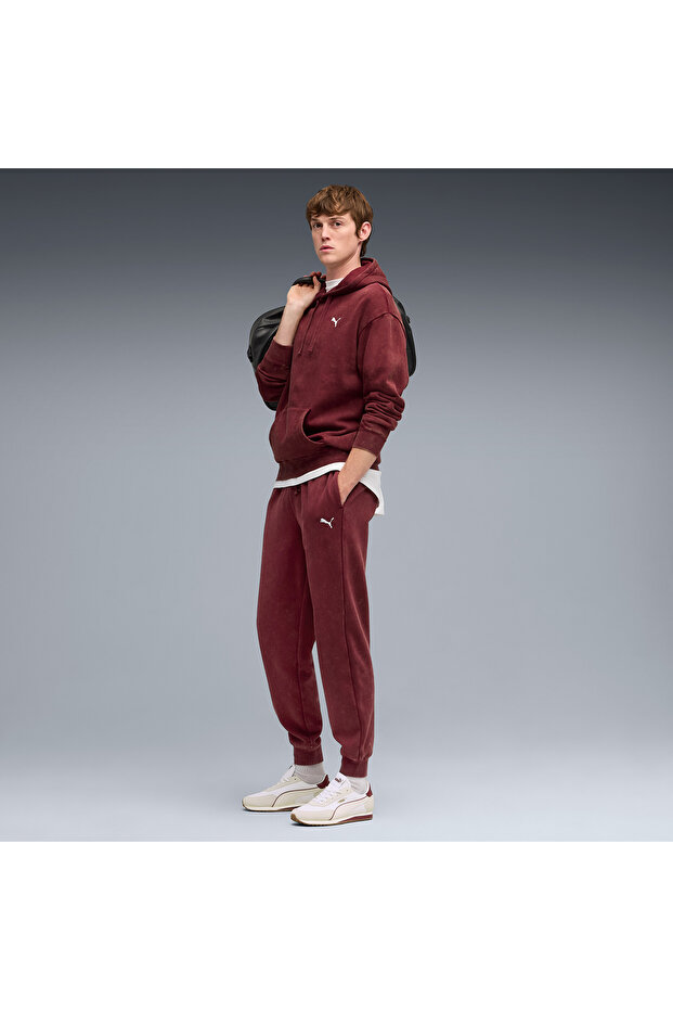 Essentials Elevated Wash Erkek Kırmızı Sweatshirt - 3