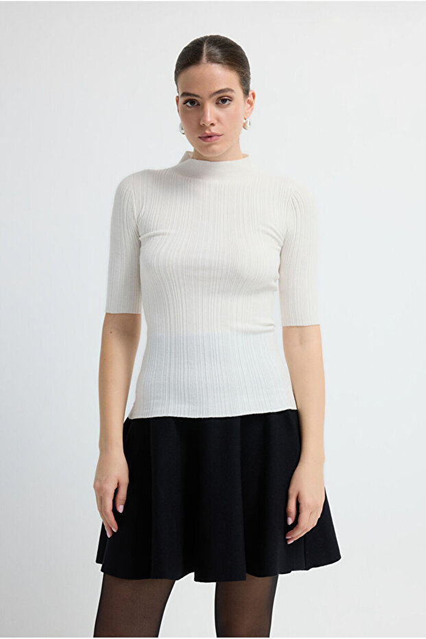 Fitilli Triko Bluz - 1