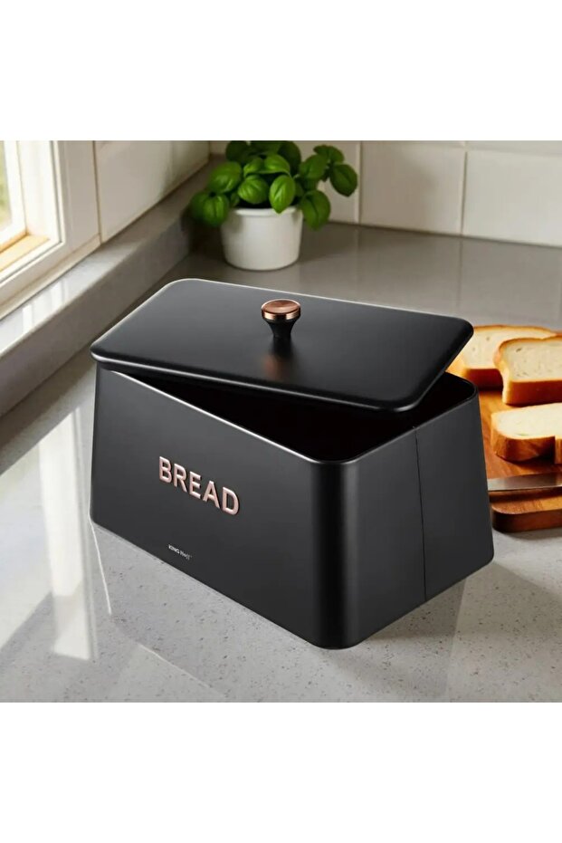 KH-1949 black bread box - 2