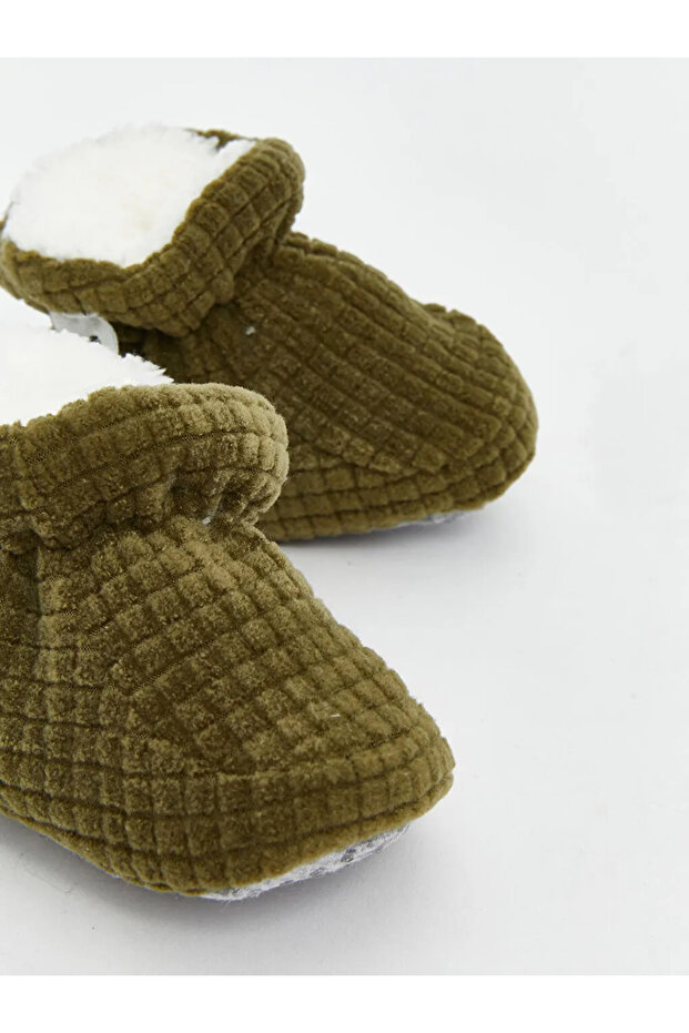 Pelüş Erkek Bebek Panduf - 5