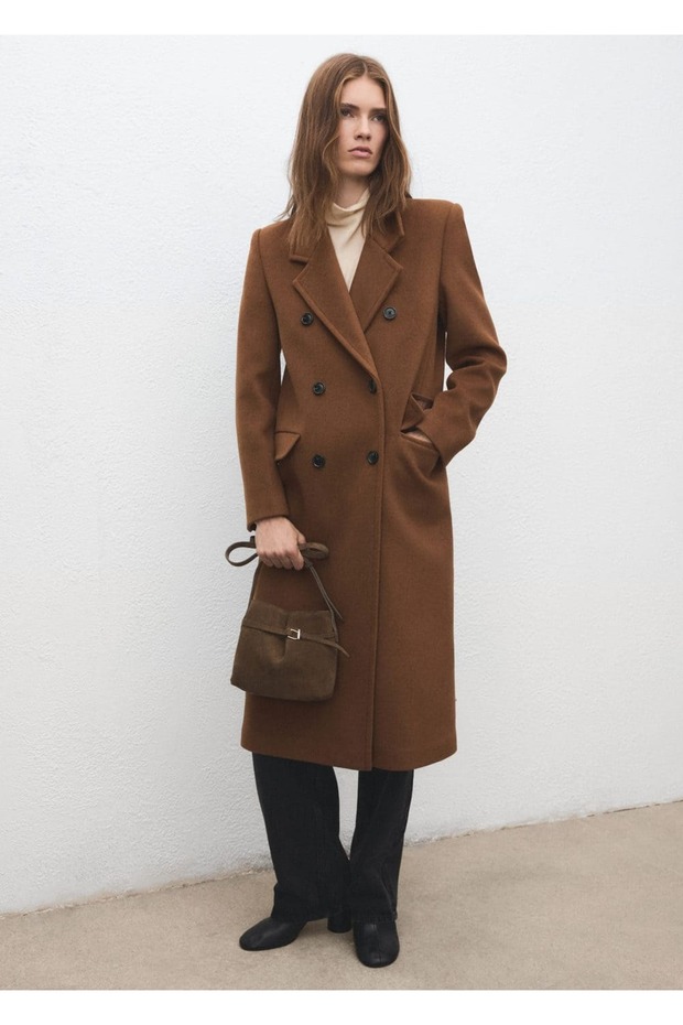 Süet omuzdan askılı çanta - 2