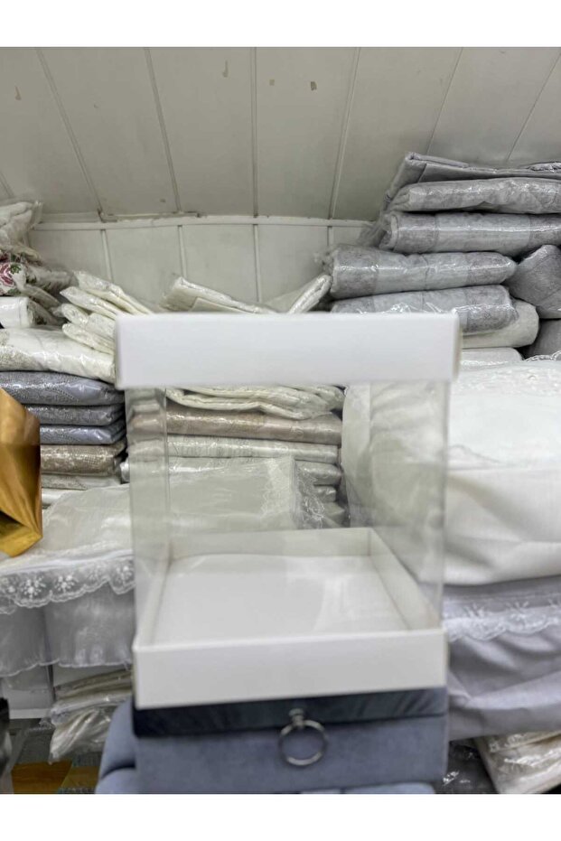 Dowery Box, Acetate Box, Large Size, Double Lid Acetate Box (1 Piece) - 2