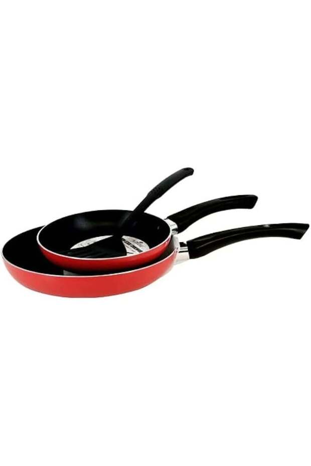CLASSYTOUCH 3pcs Non-Stick Cookware Set Non stick coating Soft grip handles - 1