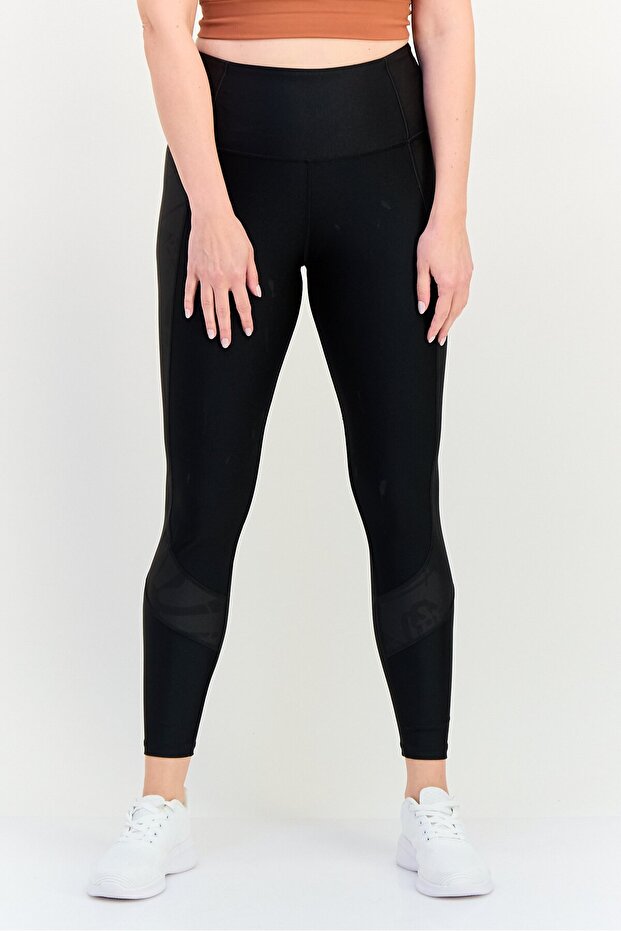 Women Sportswear Fit Training Tights, Black