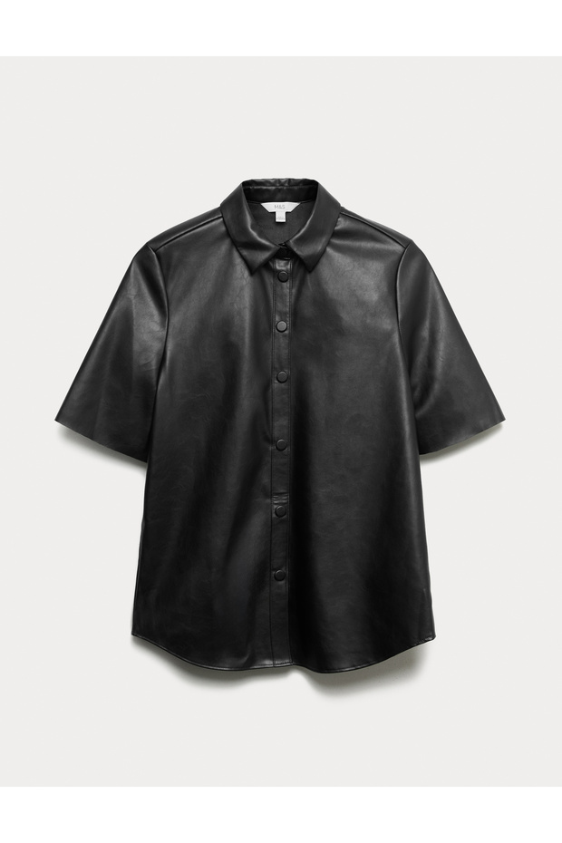 Suni Deri Gömlek - 2