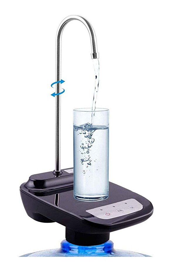 Drinking Water Dispenser Pump, Low Noise USB Charging Automatic Water Pump for Universal 2-5 Gallon