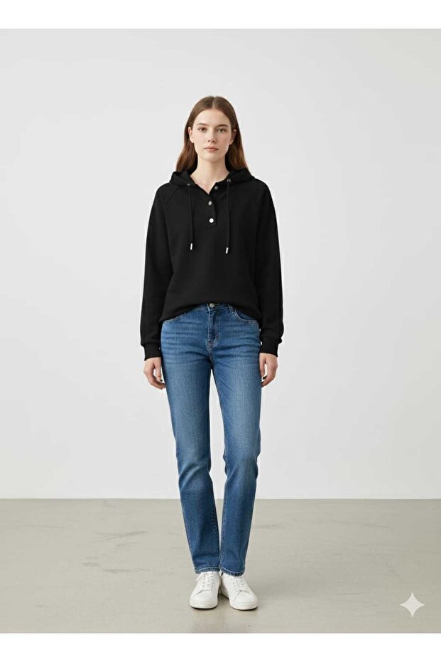 KAPÜŞONLU SWEATSHİRT - 1