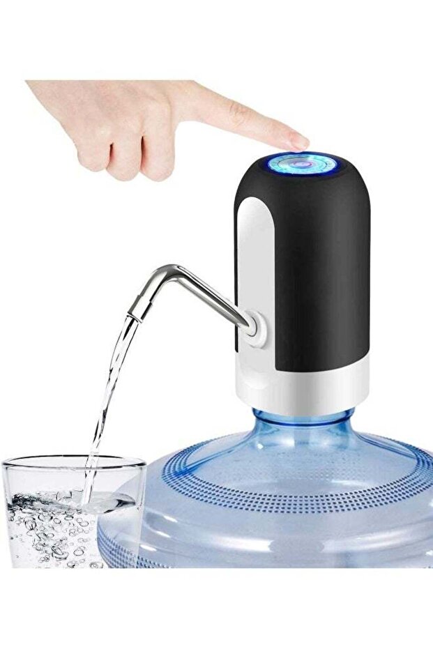 SUPAAR Home Brand 5 Gallon Water Bottle Pump, USB Charging Portable Electric Water Pump for 2-5 Gal