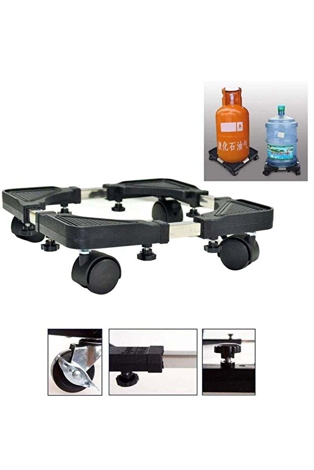 Aroos Multi-Functional Movable Adjustable Base Rack Stand with Wheel Removable Trolly Cart for Dome