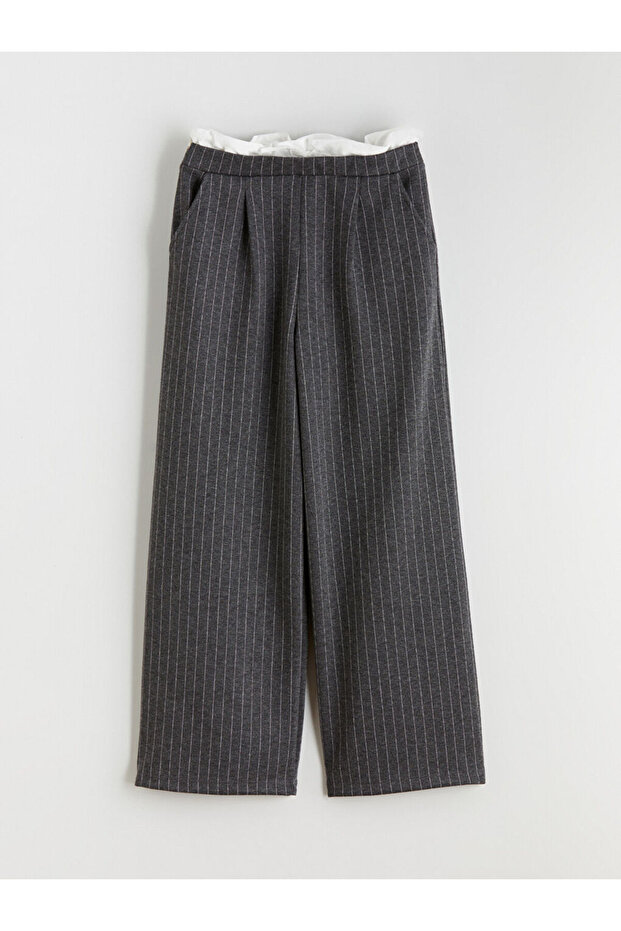 Esvab • Modern & Distinctive Pleated Girls' Pants with Waist Drawstring