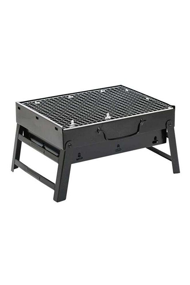 Indoor And Outdoor Barbecue Grill Black 36x29x6.8cm