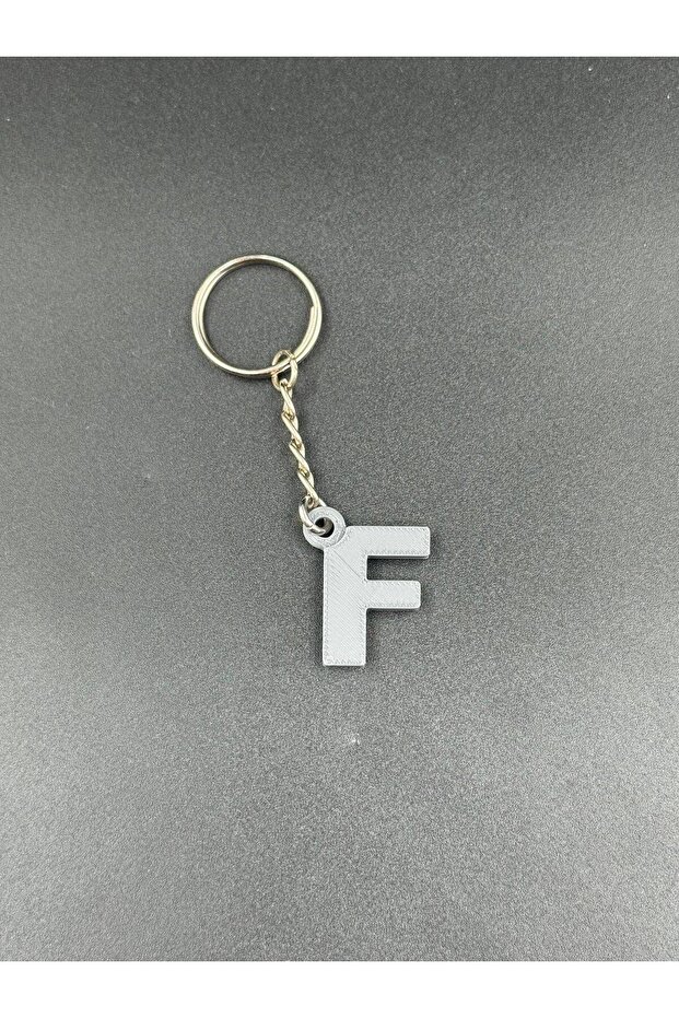 Letter F Keychain - Letter Keychain