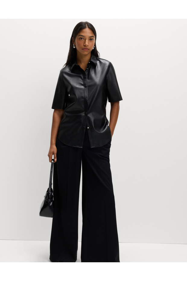 Suni Deri Gömlek - 5