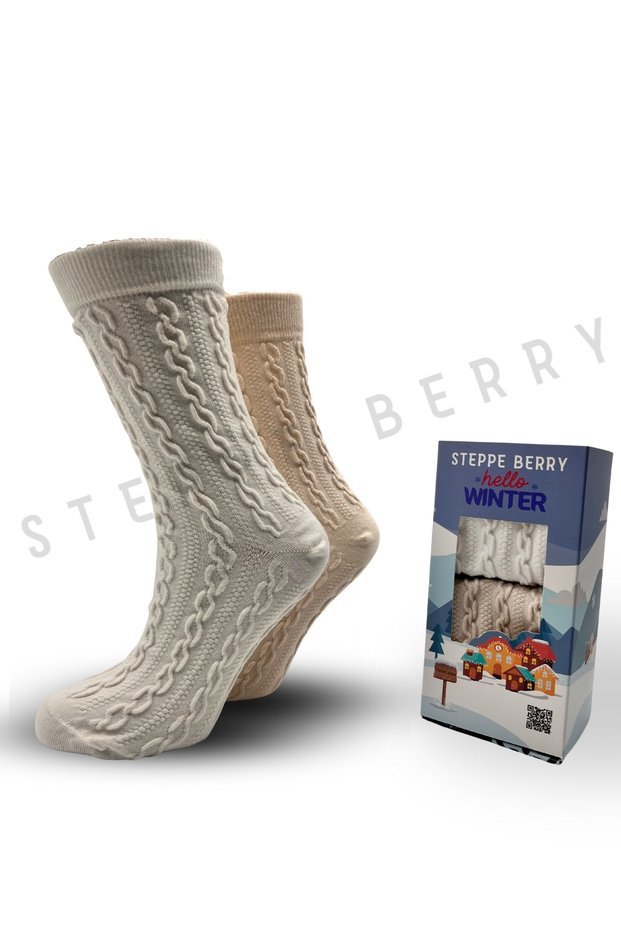 2 Pairs of Ultra-Luxury Soft Women's Socks