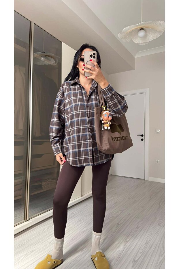 Ekose Desenli Gömlek - 1