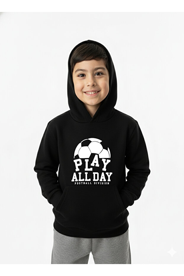Play football Printed premium for kids 3. Thread compact sweatshirt