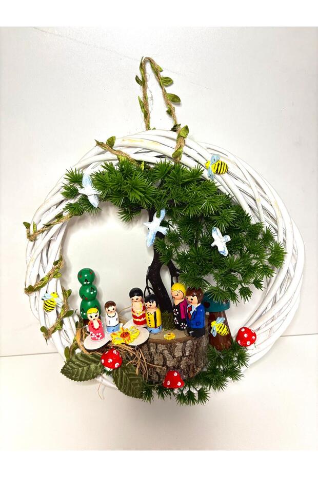 KAPI SÜSÜ ALÇI SERAMİK SÜSLEMELİ - 3