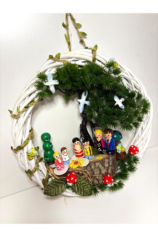 KAPI SÜSÜ ALÇI SERAMİK SÜSLEMELİ - 1