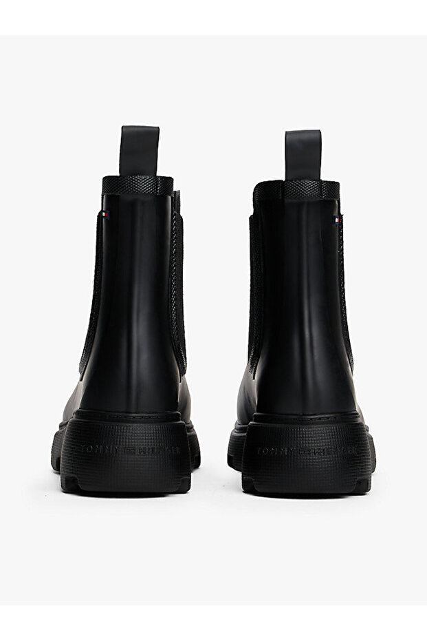 Kadın Siyah Yağmur Botu - 5