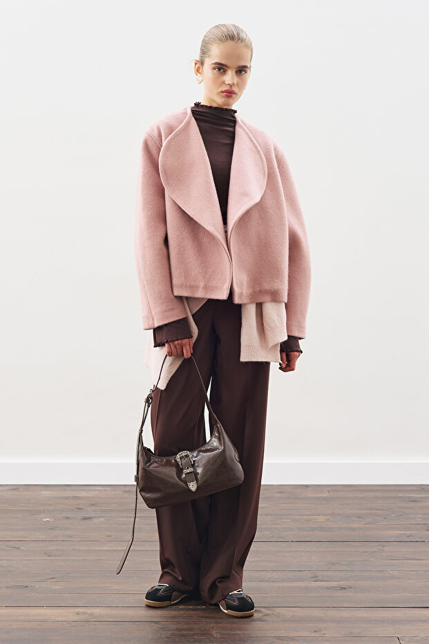 YÜNLÜ KISA CEKET GÜLKURUSU - 1