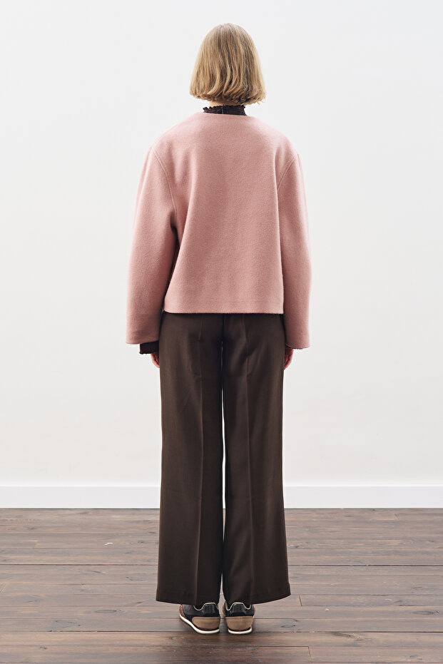 YÜNLÜ KISA CEKET GÜLKURUSU - 3