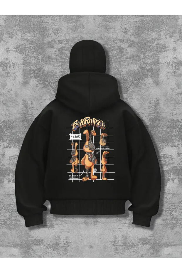 Snow Masked Ninja Unisex Sweatshirt Cardigan 2Strands Thick Fleece