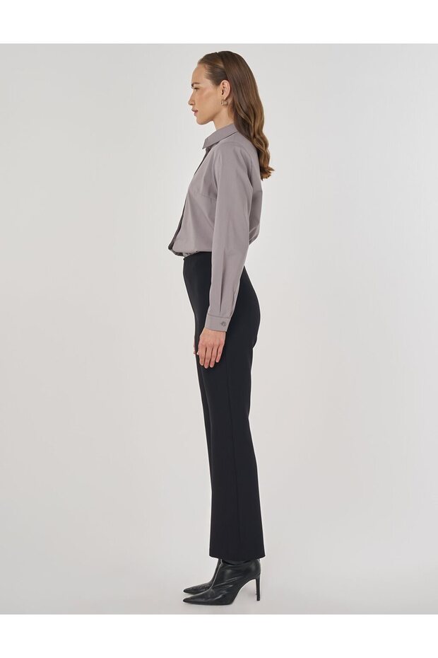 Basic Pantolon Siyah - 3