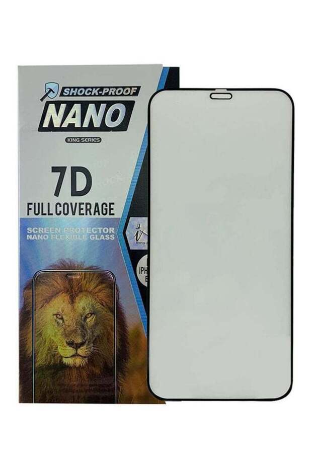 واقي شاشة نانو 7D مقاوم للصدمات لهاتف Apple iPhone 12 Pro Max