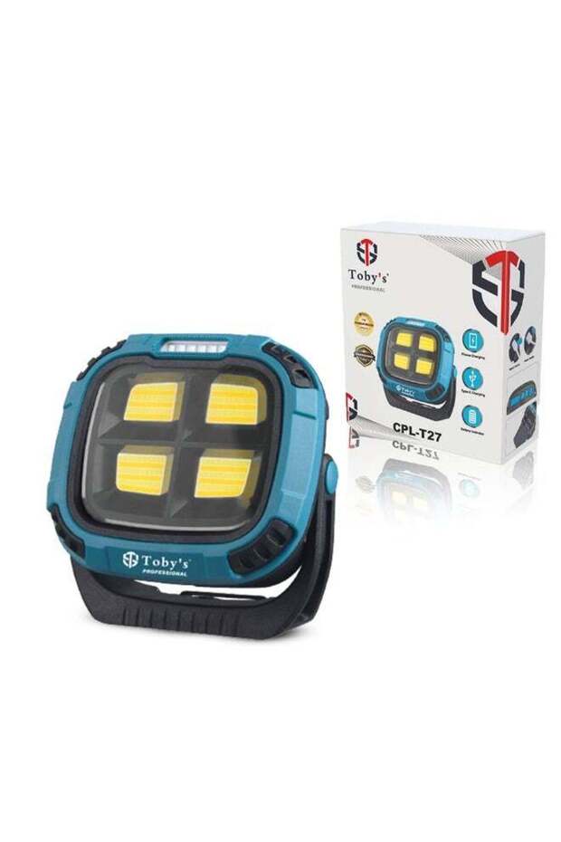 كشاف LED CPL-T27 من توبي - 5 ألوان، 18 وضعًا، 4000 مللي أمبير/ساعة