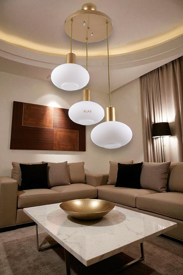 UFO SARKİT CAMLI AVİZE - 5