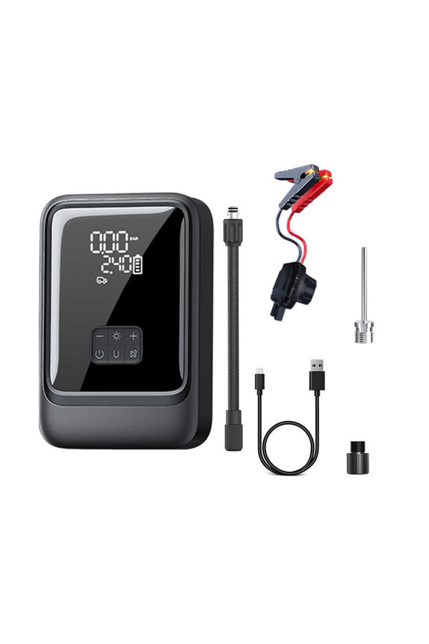 2 in 1 Jump Starter with Tire Pump S03-L | Car Jump Starter with Tire Inflation and Power bank