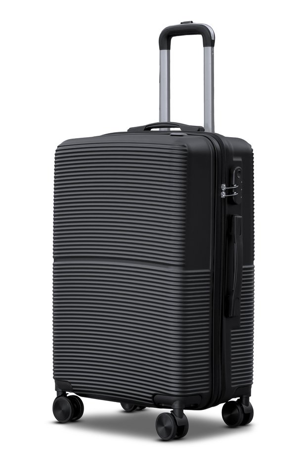 Hard Shell Lightweight ABS 24 Inch (20-25kg) Luggage, Smooth Wheels, Secured Lock Suitcase