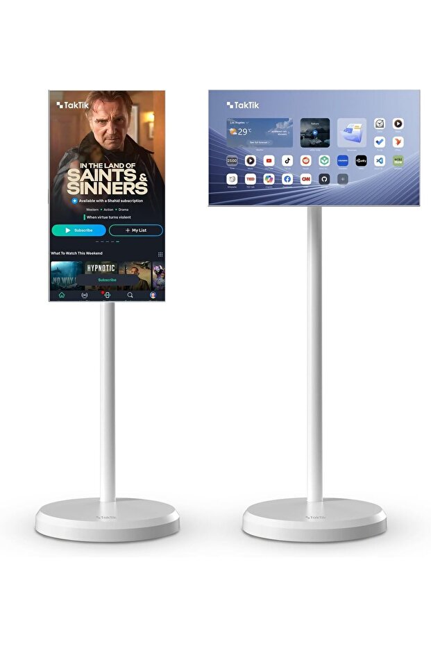 21.5” Android Smart Touchscreen Portable Monitor (1080p, Built-in Battery) - 1