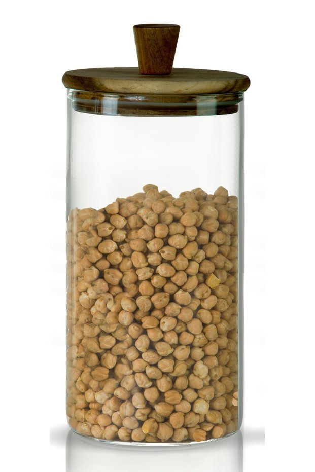1500ml High Borosilicate Glass Storage Jar with Cylindrical Handle Acacia Lid