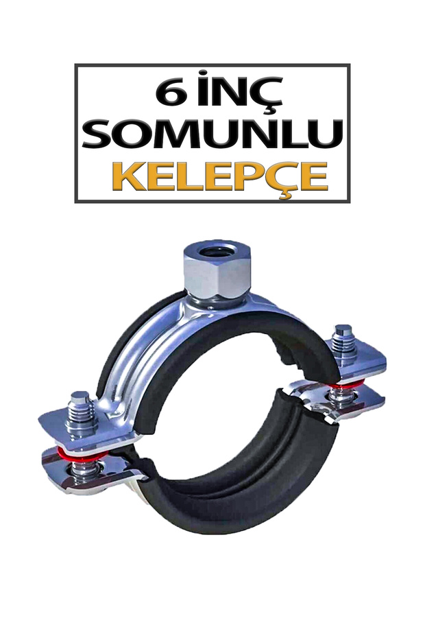 Durable 6-Piece Nut Clamp – Pipe and Hose Fixing Device