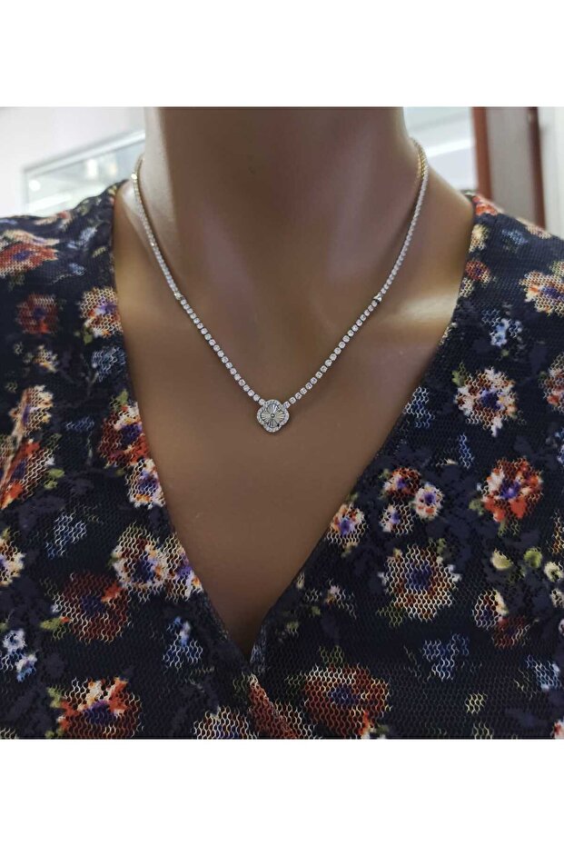 Su Yolu Yonca Kolye - 2